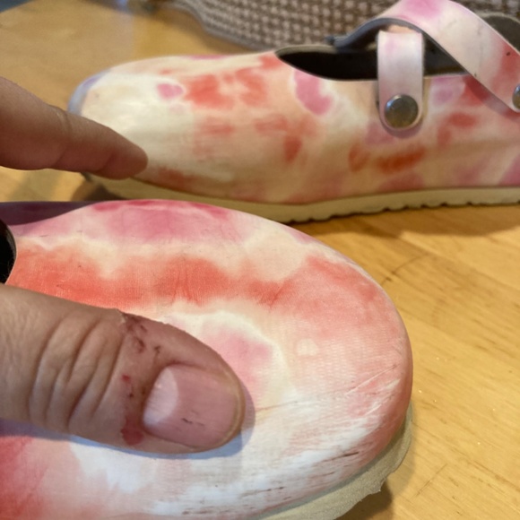 Birkenstock Birkis tie dye pink clogs size 41 - Picture 7 of 7